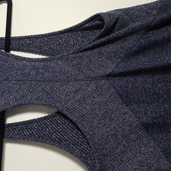 SATURDAY SUNDAY BY ANTHROPOLOGIE Blue Racer Back Tank Top Size Medium - Picture 10 of 14